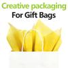 Bobobag 100 Sheets 20"X14" Gift Wrapping Tissue Paper Bulk for Gift Bags,Weddings Birthday Showers Arts Craft Party Favor Decoration (Yellow) view 3