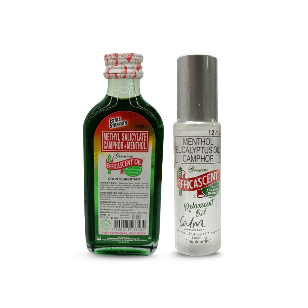 Efficascent Oil Extra Strength 50ml + ERO 12ml Bundle