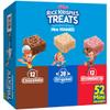Rice Krispies Treats Mini Crispy Marshmallow Squares, Kids Snacks, Lunch Snacks, Variety Pack, 20.1oz Box (52 Bars) view 1