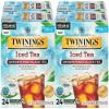 Twinings Iced Tea Unsweetened Black Tea K-Cup Pods for Keurig, Caffeinated, Refreshing, Smooth, Black Tea, 24 Count (Pack of 4) view 1