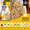Kitchen & Love Hearts of Palm Veggie Rice Stir Fry, Low Carb, Low Calories, Plant Based, Non GMO, Gluten Free Rice Alternative, Vegan, Easy to Prepare Quick Meal 8 Oz (Pack of 3) view 3