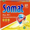 Somat All in 1 Dishwasher Tabs | Dishwasher Tabs For Daily Cleaning Of Cutlery And Dishes | With Extra Power And Protection Against Glass Corrosion - 27 Tabs view 1