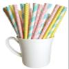 Easter Party Straws (25 Pack) - Pastel Spring Garden Baby shower Party Decorations and Supplies, Easter Party Favors view 1