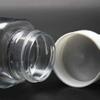 5 Pcs 80ml Empty Plastic Pill Bottles Clear Pill Dispenser Containers Solid Powder Storage Vials Square Liquid Sample Bottle for Crafts view 2
