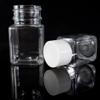 5 Pcs 80ml Empty Plastic Pill Bottles Clear Pill Dispenser Containers Solid Powder Storage Vials Square Liquid Sample Bottle for Crafts view 4