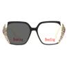 Transition Photochromic Bifocal Reading Glasses for Women Cat Eye Bling Rhinestone Crystal reader sunglasses (black, 1.25, multiplier_x) view 1