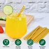 Chunspak 5.75 Inch Disposable Short Gold Paper Straws & Stirrers, Sipping Stir Sticks (500 Counts) - for Cocktail, Short Drinks, Wedding, Party, Bars, Restaurants view 3