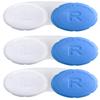 RHUI Cases for Contact Lens, Travel Daily Use 3 Pack Navy Blue view 1