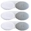 RHUI Contact Lens Cases for Travel, Daliy Use-3 Pcs Grey view 1