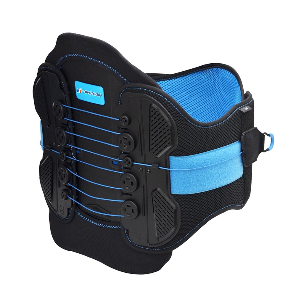 2.0 Version LSO Back Brace with Maximum Decompression Plate&Comfort Curve Back Support New Added with Foam Pad, Dual Pulley System Lumbar Support Belt for Lower Back, Spine, Disc(L/XL fit belly 35"-47")