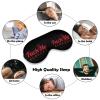 Fuck Me Already Sleep Mask Durable Blindfold Soft Eye Mask Covers with Adjustable Strap for Men Women view 4