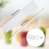 Loccmat 500 Pcs White Disposable Plastic Drinking Straws - Extra Long Flexible Bendy Straws for Party, BPA-Free, 10.2" Long and 0.23" Diameter view 2