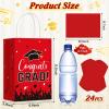 Colarr 24 Pcs Graduation Gift Bags with Tissue Paper 2024 Graduation Party Gift Bags with Handles for High School, College, Kindergarten, 8th Grade and More(Red) view 2