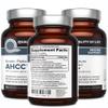 Quality of Life AHCC Kinoko Platinum 750 mg  Premium Immune Support Supplement, Pack of 3-60 Count Bottles view 2
