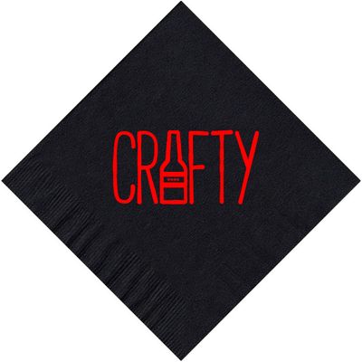 500 Printed Personalized Beverage Cocktail Party Napkins with Custom Logo
