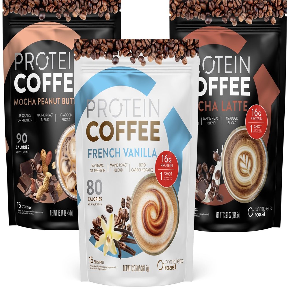 Complete Roast 3-pack - Vanilla, Mocha, and Mocha Peanut Butter