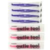 2 in 1 Outie Tool Aligner Remover for Invisible Braces | Easily and Safely Removes Top & Bottom Trays | 7 Count (3 Hot Pink, 4 Midnight Individually Wrapped Singles) view 2