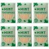 600 Pcs Mint Flavor Toothpicks Bulk Natural Wood Flavored Cinnamon Toothpicks for Kitchen Restaurant Supply Adults Humans Oral Dental Health view 1