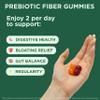 Yuve Prebiotic Fiber Gummies - Delicious - 3g Soluble Fiber Supplement - Supports Digestive Health & Regularity - Vegan & Gluten-Free Fiber Gummies for Adults & Kids - Non-GMO & Low Sugar - 60 Count view 2
