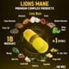 Zolotus Lions Mane Mushroom Capsules with Cordeyceps, Elderberry, Ginkgo Biloba, Bacopa - 60 Capsules view 3