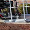 10' L Silver Spring Folding Aluminum Mobility Ramp with Dual Handrails, 850 lb. Capacity, 2" Siderails, Textured Traction, Scooter or Wheelchair Access view 2