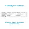 Friendly Fruit Bar | Banana, Mango, Goldenberry, and Chia | (12 pack);1.05 ounces | Healthy Natural Snack, Energetic, Plant Based, Non - GMO, Vegan, No Added Sugar, Kosher, Gluten Free. view 2