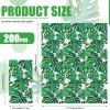 200 Pcs Tropical Palm Leaf Guest Napkins 3 Ply Disposable Paper Hawaiian Luau Green Leaves Decorative Napkins for Bathroom Hawaiian Party Tropical Summer Spring Tea Party Bridal Decorative Towels view 2