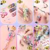 Karenhi Candy Lei Making Kit for Graduation Include 2 Inch x 1000 ft Ldpe Poly Candy Lei Tubing Roll,30 Pcs Graduation Ribbon,50 Sheets Flower Stickers Clear Netting Bags for Crafts Wreath view 4