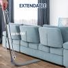 Retractable Gap Dust Cleaner with Extension Pole, Cleaning Tools with 3 Microfiber Dusting Cloths, Extendable Long Handle Duster for Cleaning Under Refrigerator Furniture Appliance view 2