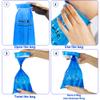 ATDAWN 24 Pack Emesis Bag, Disposable Vomit Bags, Aircraft & Car Sickness Bag, Nausea Bags for Travel Motion Sickness (Blue) view 4