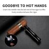 3-in-1 Cigar Punch Multitool Tool Set with Cigar Punch Cigar Draw Enhancer Cutter and Twin Nubber(Black) view 4
