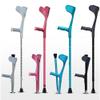 WEBUP 2X Telescopic Forearm Crutches, Folding Walking Cane, Aluminum Elbow Crutches Cane, Seniors Foldable Crutches, Trekking/Travel/Walking (Color : Gray, Size : X1) view 1