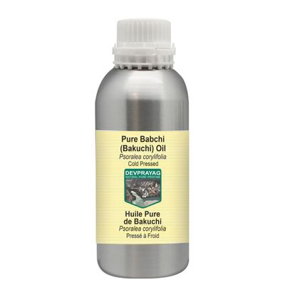 DEVPRAYAG Pure Babchi (Bakuchi) Oil (Psoralea corylifolia) Cold Pressed 1250ml (42 oz)