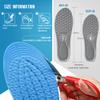 3 Pairs Comfortable Replacement Shoe Insole Inserts, Foot Massage Breathable Shoe Soles Relief Insoles for Working Daily Use view 2