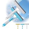 3 in 1 Window Cleaning Tool for Car Indoor Outdoor High Windows,Car Squeegee for Window Cleaning (Blue+White) view 1