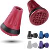 Rehand Cane Tips, Colorful All Terrain Tip for Cane & Crutch, 3/4 Inch Cane Tips Heavy Duty, 3/4'' Rubber Replacement Foot Pad, Walking Cane Tips and Crutch Tips(Pack of 2) view 1