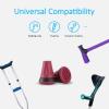 Rehand Cane Tips, Colorful All Terrain Tip for Cane & Crutch, 3/4 Inch Cane Tips Heavy Duty, 3/4'' Rubber Replacement Foot Pad, Walking Cane Tips and Crutch Tips(Pack of 2) view 2