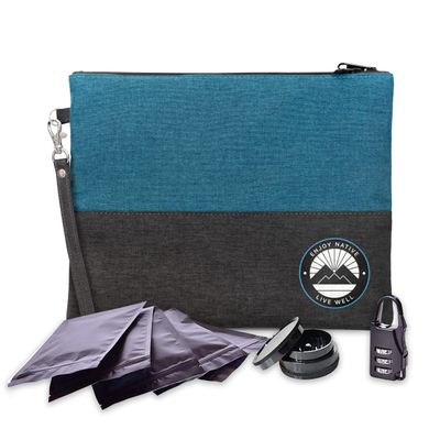 Enjoy Native Smell Proof Bag with Lock 11" x 9", Smell Proof Container, Dog Tested Odor resistant Bags, Best Zipper odor sealing pouch for Herbs, Coffee & Travel Medicine, Scent resistent Containers