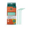 ECO SOUL Straws [200 Count][8.25"] Eco-Friendly Disposable Straws, Cocktail Cold Drink Smoothie Bendable view 1