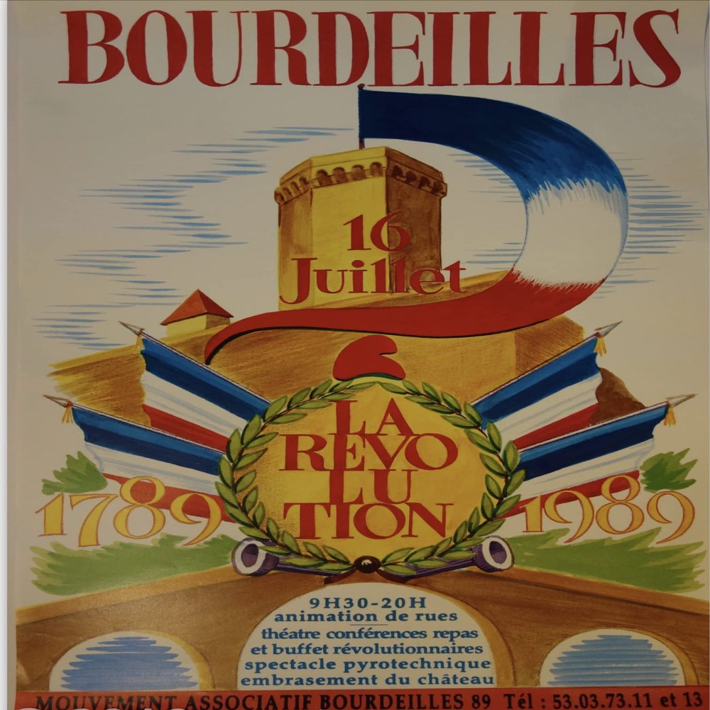 Bourdeilles La Rvolution Poster Reproduction 50 x 70 cm on Luxury Paper 300 g High Quality All Sizes Available Contact Us