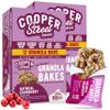 Cooper Street Oatmeal Cranberry Granola Bakes (24 pack) - Individually Wrapped Soft and Chewy Breakfast Granola Bars - Nut, Dairy & Soy Free - Great As Kids Snacks For School, Hiking Or Lunchbreak view 1