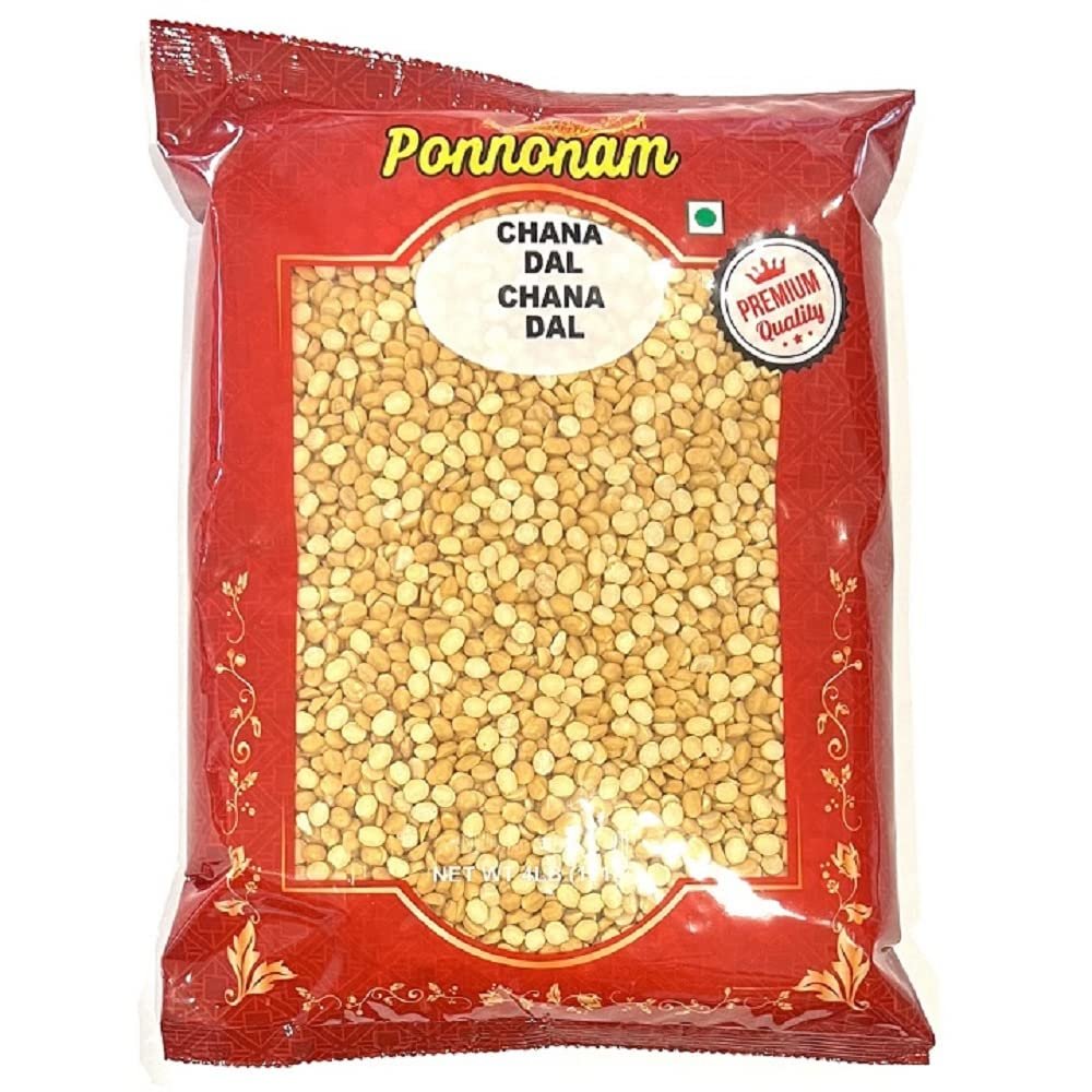 Split Chana Dal Chickpeas Ponnonam 2Kg 4Lbs - Spicerange.com