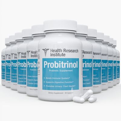 Probitrinol Probiotic - 12 Bottles-360 Capsules - #1 Probiotic Supplement - 100% Natural - Promotes Digestive Health (12)