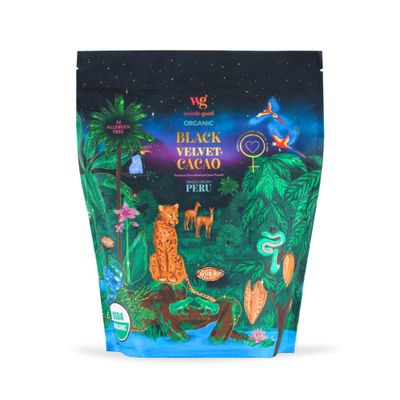 Weirdo Good Black Velvet Cacao, 3 lb Organic, Allergen-Free, Premium Ultra-Alkalized Cocoa Powder for Baking
