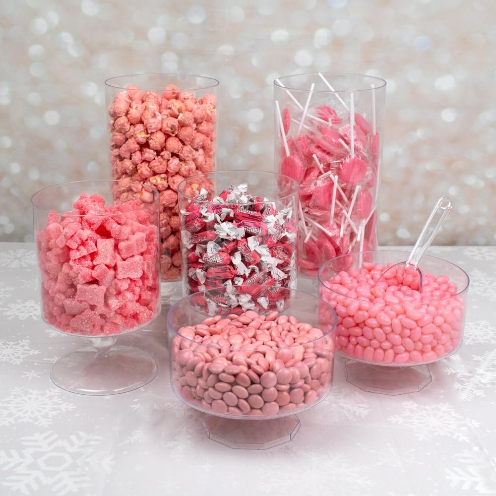 Pink Candy Buffet Bulk Party Supplies (Feeds 12-18)