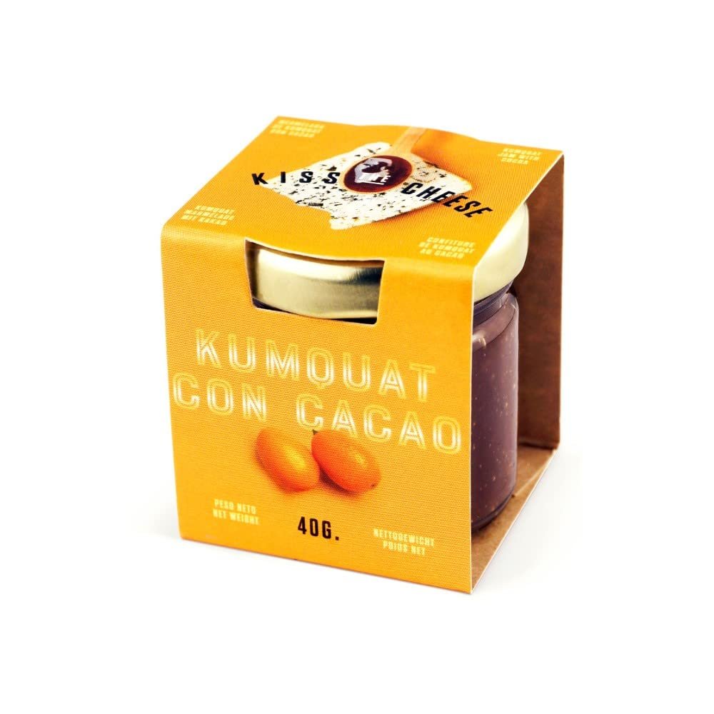 Kiss the Cheese by Don Gastronom. 100% Natural Kumquat with Cocoa Jam. 40g (1.41oz).