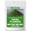 Raw Nori Flakes, Green Nori Seaweed Flakes, 100% Pure Seaweed Flakes, Vegan, No Additives, No Gmo view 1
