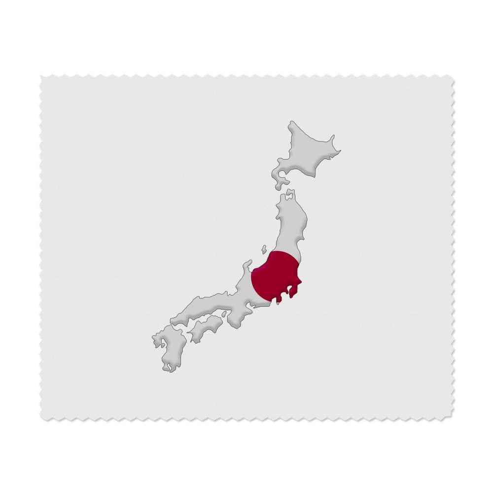 Azeeda 2 x 'Japan Country' Microfibre Lens/Glasses Cleaning Cloths (LC00018981)