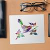 Azeeda 2 x 'Colourful Bird On Branch' Microfibre Lens/Glasses Cleaning Cloths (LC00019019) view 2