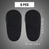 6pcs Eye Patches for Glasses, Reusable Non-Woven Fabric Eye Patch to Cover Left Right Eye Improve Vision for Kids' & Adults' Lazy Eye Amblyopia Strabismus (Black, Medium Size) view 2